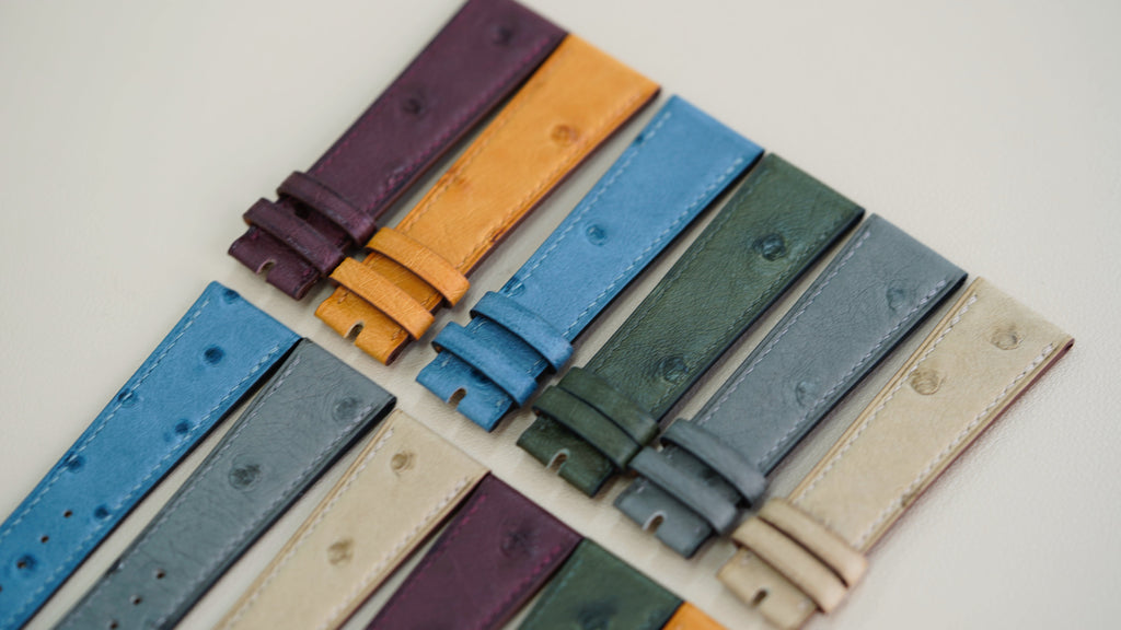 Atelier Tamago Leather Guide-Luxury Ostrich Leather Watch Straps