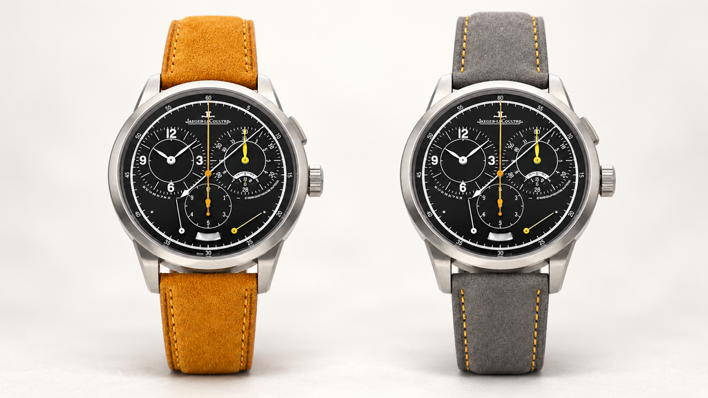 One Watch, Two Personalities: Suede Mimosa or Nubuck Gris?