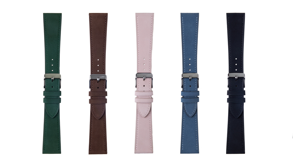 Introducing 5 New Colors to Our Popular Nubuck Watch Strap Collection