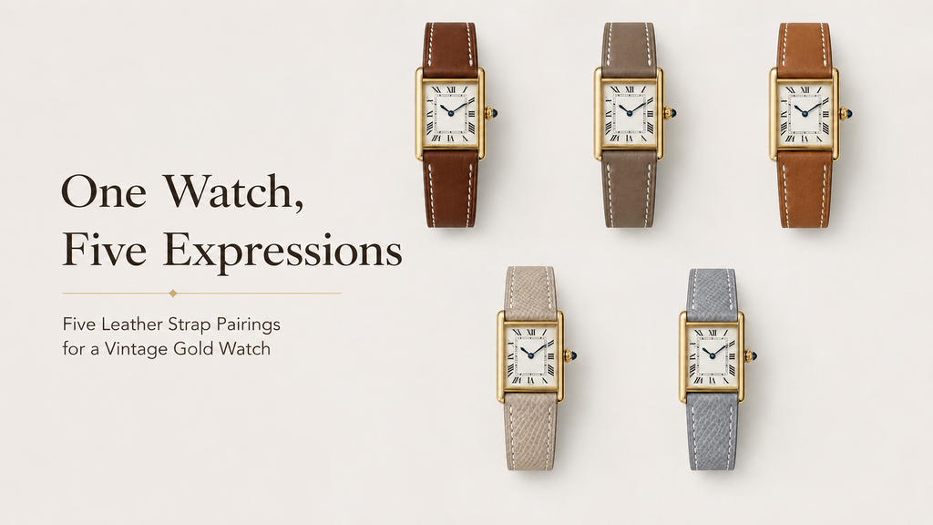 Strap Guide — Choosing a Strap for a Vintage Gold Case