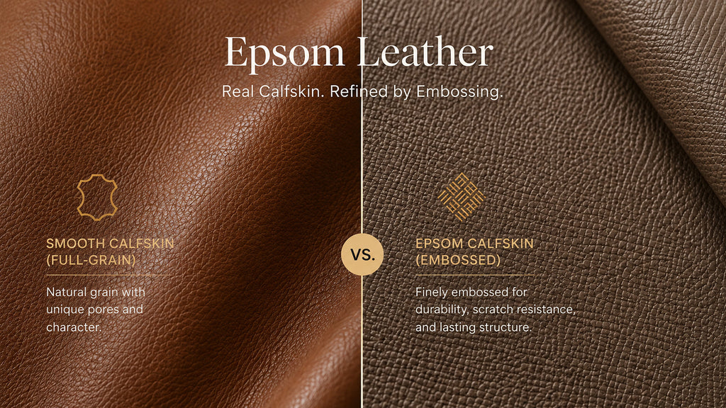 Leather Basics — Is Epsom Leather Full-Grain?