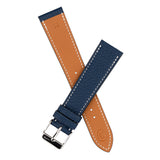 blue calf watch strap