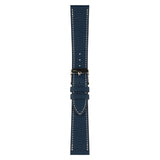 blue calfskin watch strap