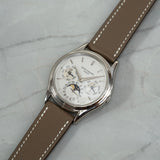 Leather watch strap for Patek