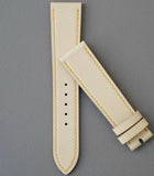 cream watch strap