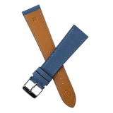 NUBUCK Watch Strap-Bleu Minéral