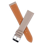 gris tourterelle togo calf watch strap