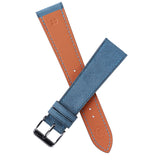 SUEDE Watch Strap-Bleu Jean