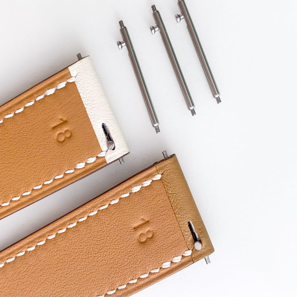 Olive Minerva Box Leather Strap-Vintage-Modern Balance – Atelier