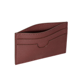 Chèvre Sully Card Holder – Bordeaux