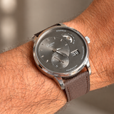FKM Sailcloth Rubber Watch Strap–Espresso