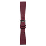 FKM Sailcloth Rubber Watch Strap–Burgundy