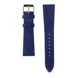 navy blue suede
