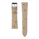 OSTRICH leather Watch Strap-Oryx