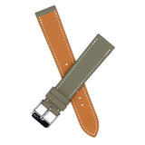 sauge swift smooth leather watch strap