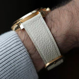 Craie Togo leather strap – handmade for collectors