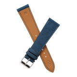 Alcantara Watch Strap-Powder Blue