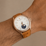 ostrich gold strap with a rolex