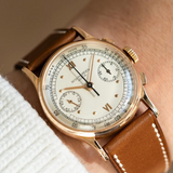deep gold barenia leather watch strap