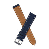 blue leather watch band