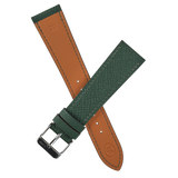 green epsom ready to ship handmade watch strap