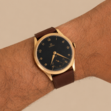 nubuck cafe strap with omega