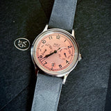 Suede slate pair with salmon dail kruno