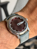 suede slate with ming watch