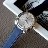 swifti blue strap with tone on tone thread