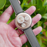togo etain with tone on tone stitching with Ressence